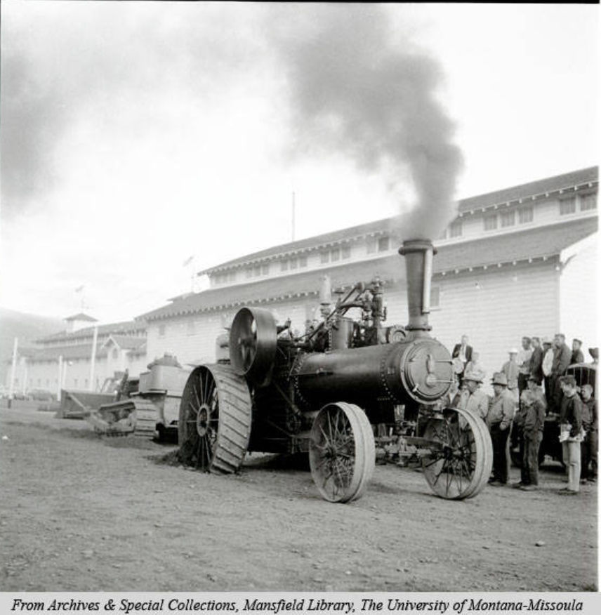 Steam tractor at the Missoula County Fair